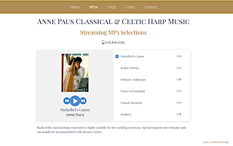 Anne Paus - Harpist